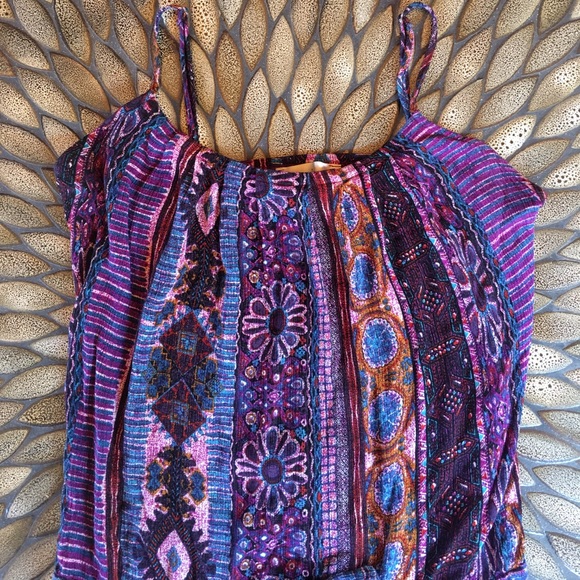 Pretty Patterned Veronica M Romper, Size XS - Picture 2 of 8